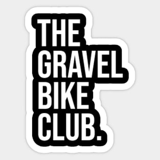 The Gravel Bike Club Sticker